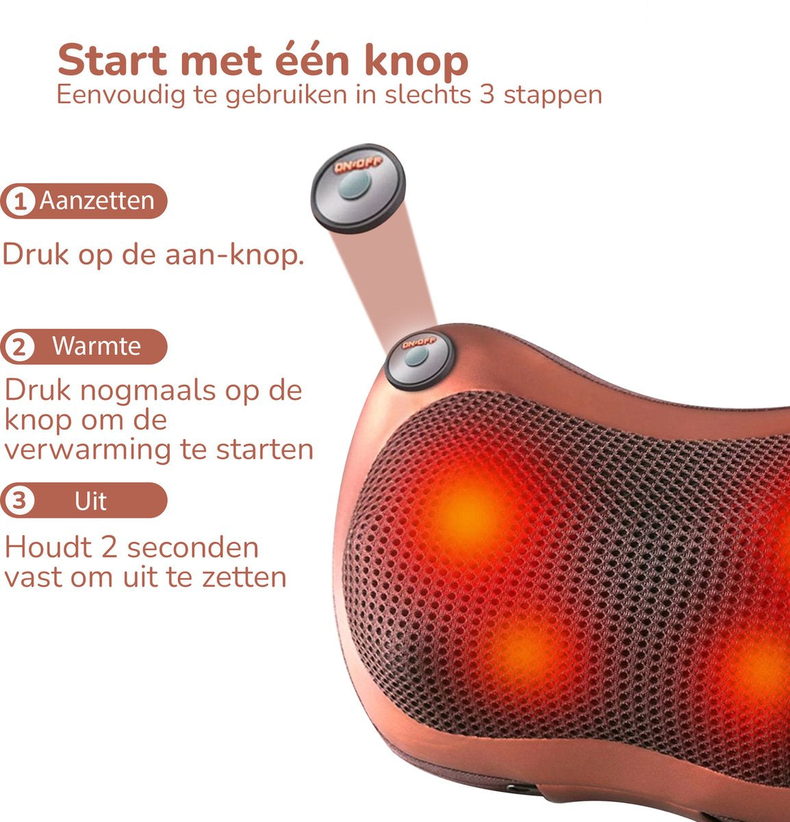 PowerRelief Shiatsu Kussen