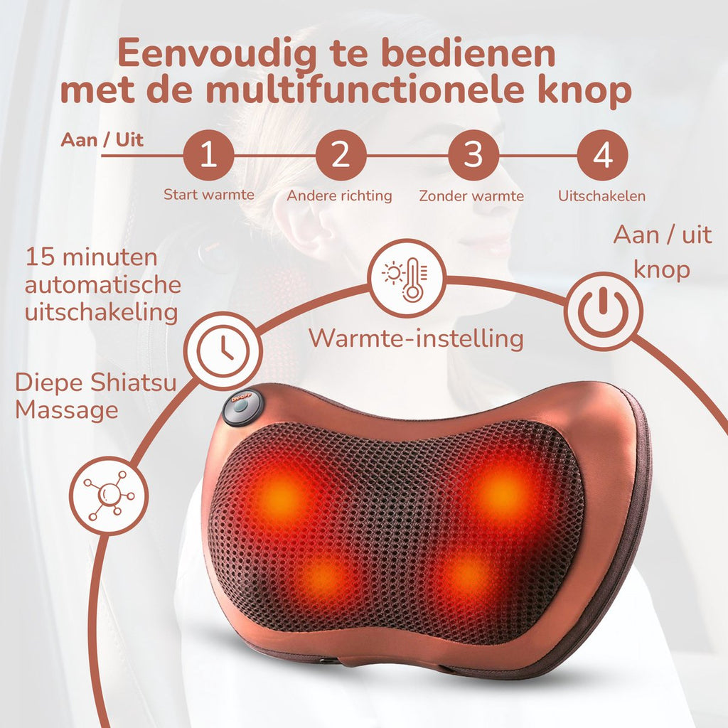 PowerRelief Shiatsu Kussen
