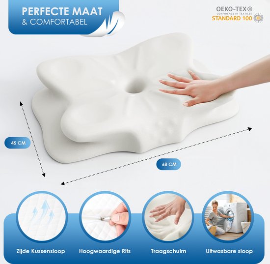 ErgoSleep Traagschuimkussen