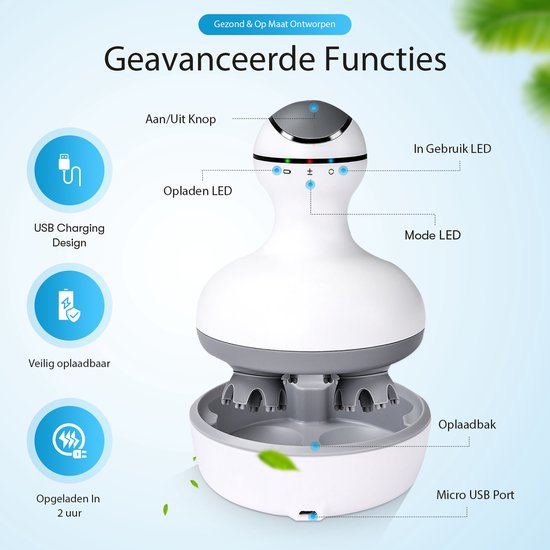 CalmMind Elektrische Hoofdmassager