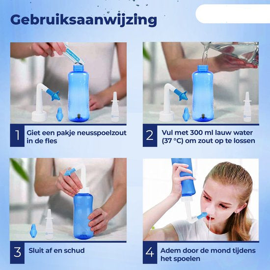 AdemKracht™ - Neusirrigator Set